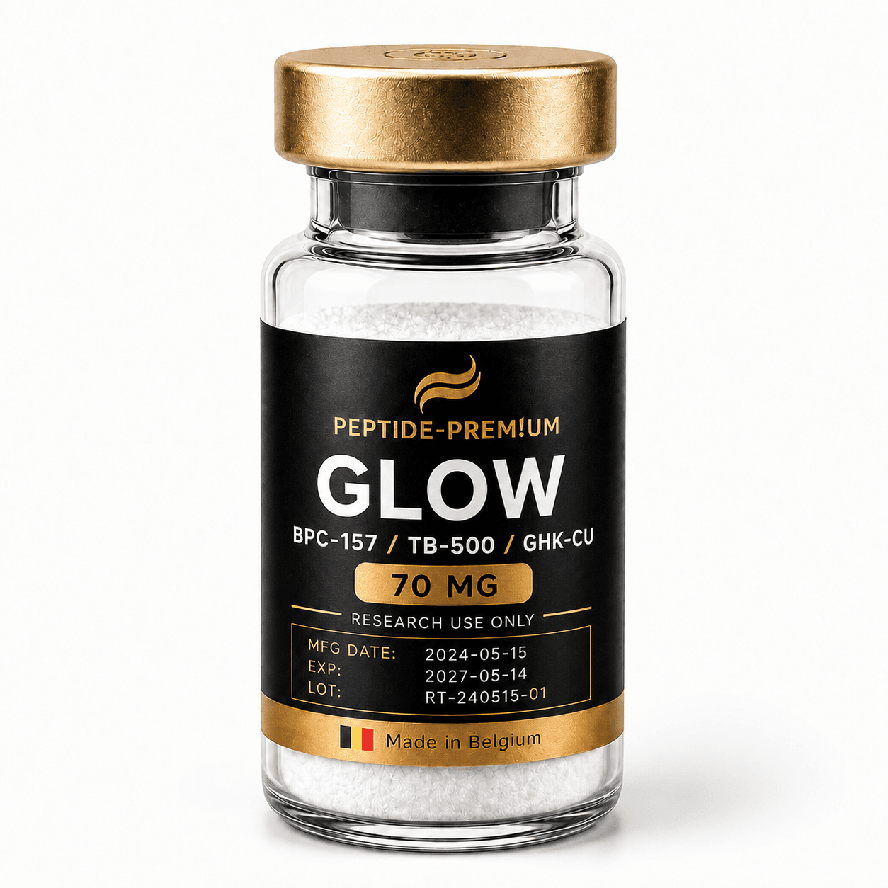 GLOW – BPC-157 / TB-500 / GHK-Cu 70mg